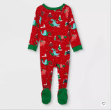 Family Christmas Printed Parent-child Long Sleeved Pajamas