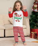 Family Striped Letters Christmas Parent-child Printed Home Pajamas Set