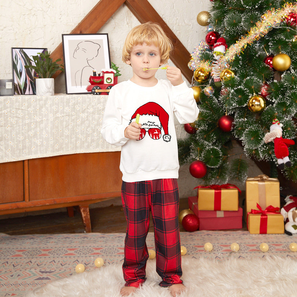 Family Christmas Pajamas Parent-child Set