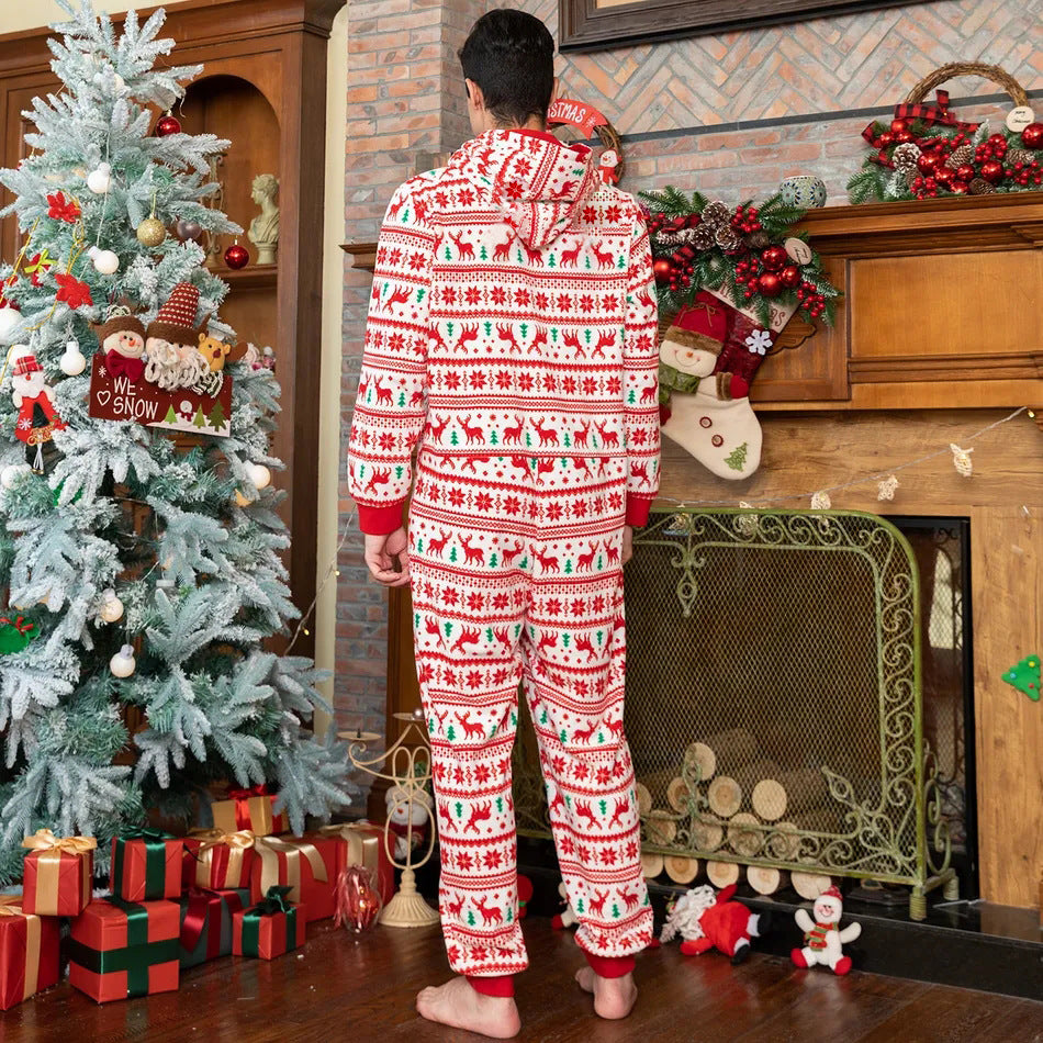 Family Christmas Parent-child Suit Printed Pajamas  Suit