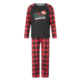 Family Parent-child Christmas Home Checkered Pajamas