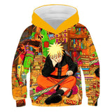 Kid Naruto Series 3D Printed Classic Trendy Hoodie