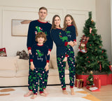 Family Letter Animal Christmas Parent-child Home Pajamas