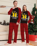 Family Deer Letter Christmas Parent-child Home Pajamas