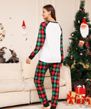 Family Christmas Plaid Fawn Print Crewneck Pajamas
