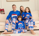Family Striped Letter Printed Home Parent-child Pajamas