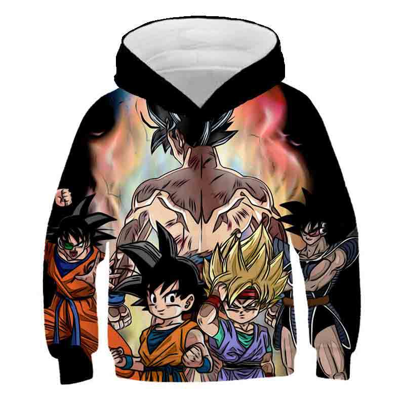 Kid Baby Boy Anime Dragon Ball Sweatshirt Hoodies