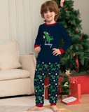 Family Letter Animal Christmas Parent-child Home Pajamas
