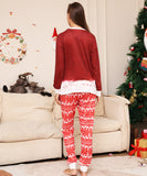 Family Cartoon Snowman Deer Christmas Parent-child Homewear Pajamas