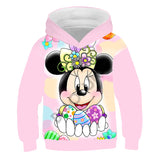 Kid Baby Boy Girl Mickey Mouse Printed Round Neck Hoodie