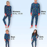 Family Autumn Christmas Print Long Sleeves Homewear Pajamas