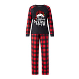 Family Plaid Cotton Parent-child Christmas Home Pajama Set