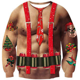 Kid Boy Christmas 3D Digital Print Crew Neck Casual Fashion Hoodie