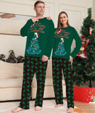 Family Independent Station Holiday Christmas Tree Long Sleeve Pajamas