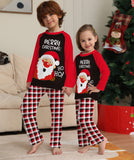 Family Letter Plaid Christmas Parent-child Printed Pajamas