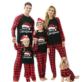 Family Christmas Parent-child Printed Home Pajamas
