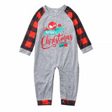 Family Autumn Winter Christmas Printed Home Parent-child Pajamas