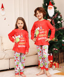 Family Matching Alphabet Cartoon Mobs Christmas Pajamas