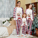 Family Home Spring Autumn Mother-daughter Deer Printed Christmas Pajamas