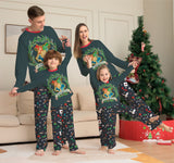 Family Christmas Parent Child Halloween Cartoon Pattern Homewear Pajamas
