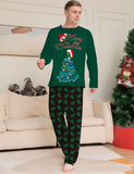 Family Independent Station Holiday Christmas Tree Long Sleeve Pajamas