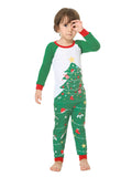 Family Christmas Parent-child Round Neck Long Sleeves Pajamas