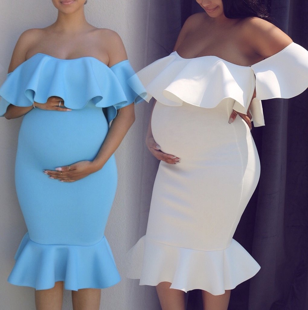 Maternity Photo Shoot Photography Props Dresses
