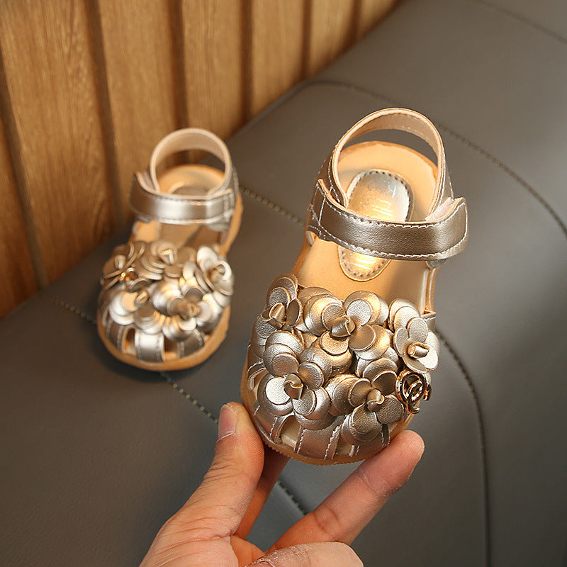 Baby Girl Flower Sandal Baby Princess Walking Shoes
