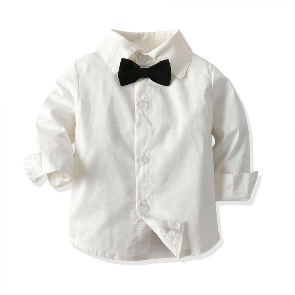 Kid Baby Boy Bow Tie Vest 3 Pcs Formal Set Suits