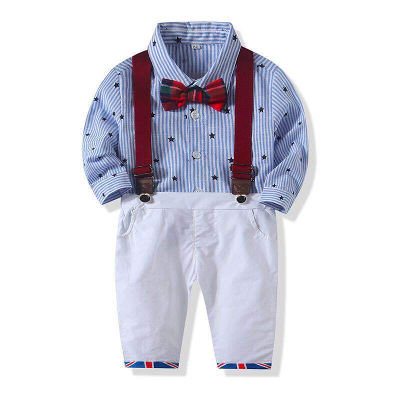 Baby Boys Gentlemen Stars 2pcs outfits Sets