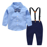 Gentleman Overalls Baby Boy Set Formal 2 Pcs Suits