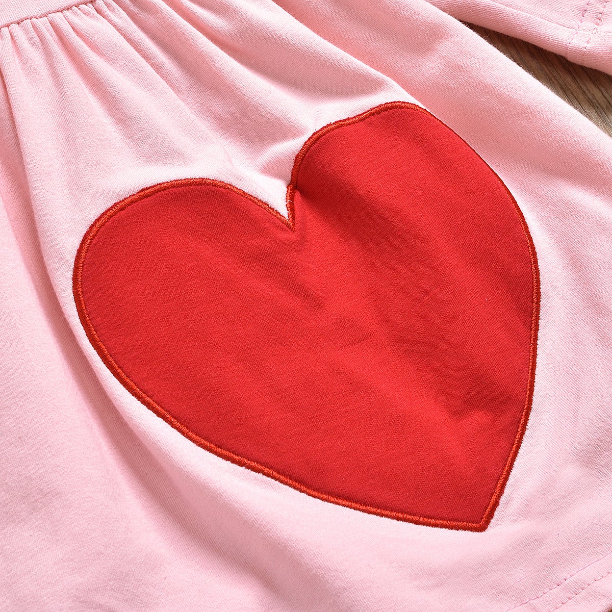 Kid Baby Girl Valentine's Day Love Long Sleeves 2 Pcs Set