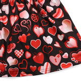 Baby Kid Girl Valentine's Day Love Fashion Trend 2 Pcs Sets