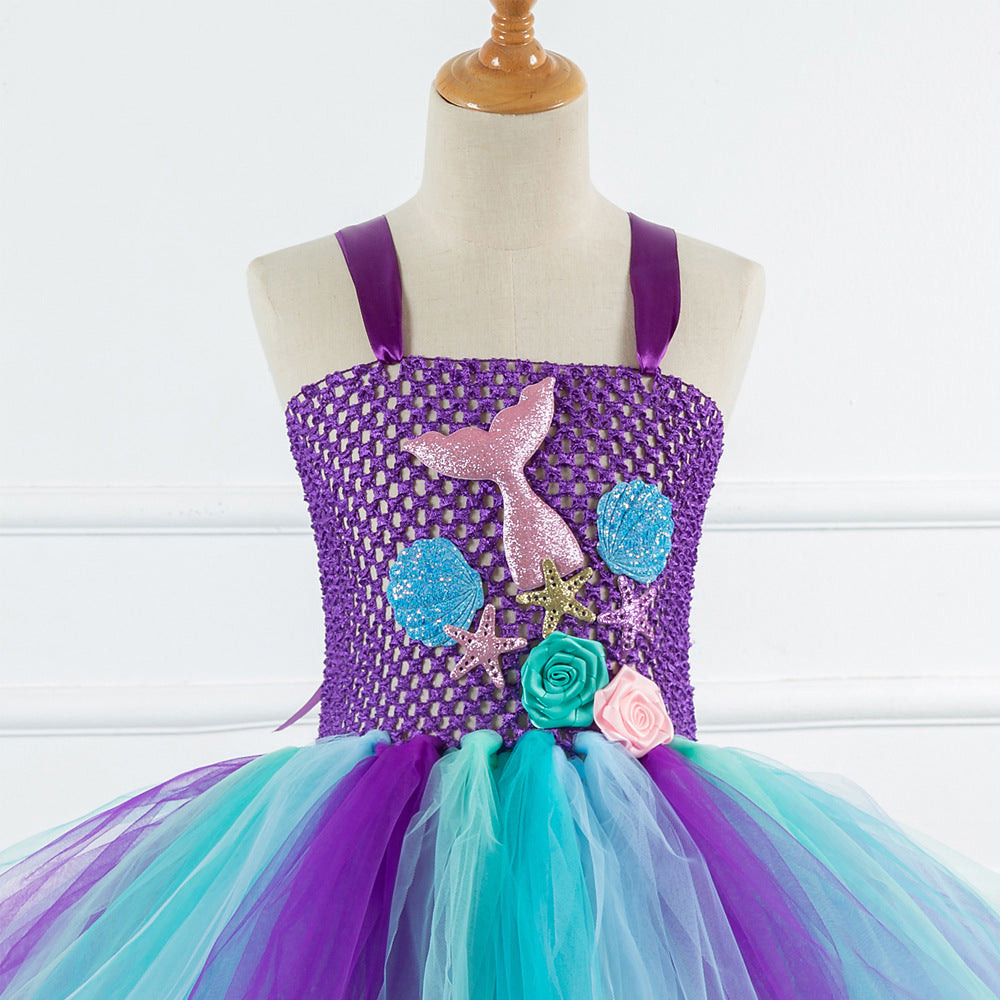 Kids Baby Girl Performance Costumes Birthday Party Dress