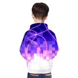 Kid Boy Girl Tetris Digital Printed Hoodie