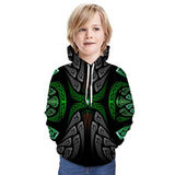 Kid Boy Personalized Geometric Casual Hoodie
