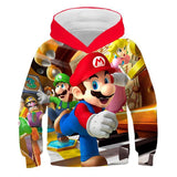 Kid Cartoon Super Mario 3D Digital Printing  Hoodie
