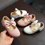 Girl Small Leather Shoes with Soft Soles for Princess Shoes