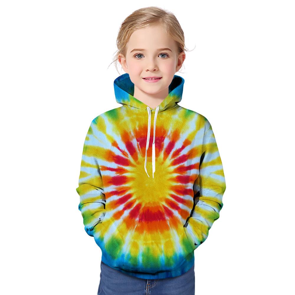 Kid Boy Fashion 3D Printed Colorful Hoodie