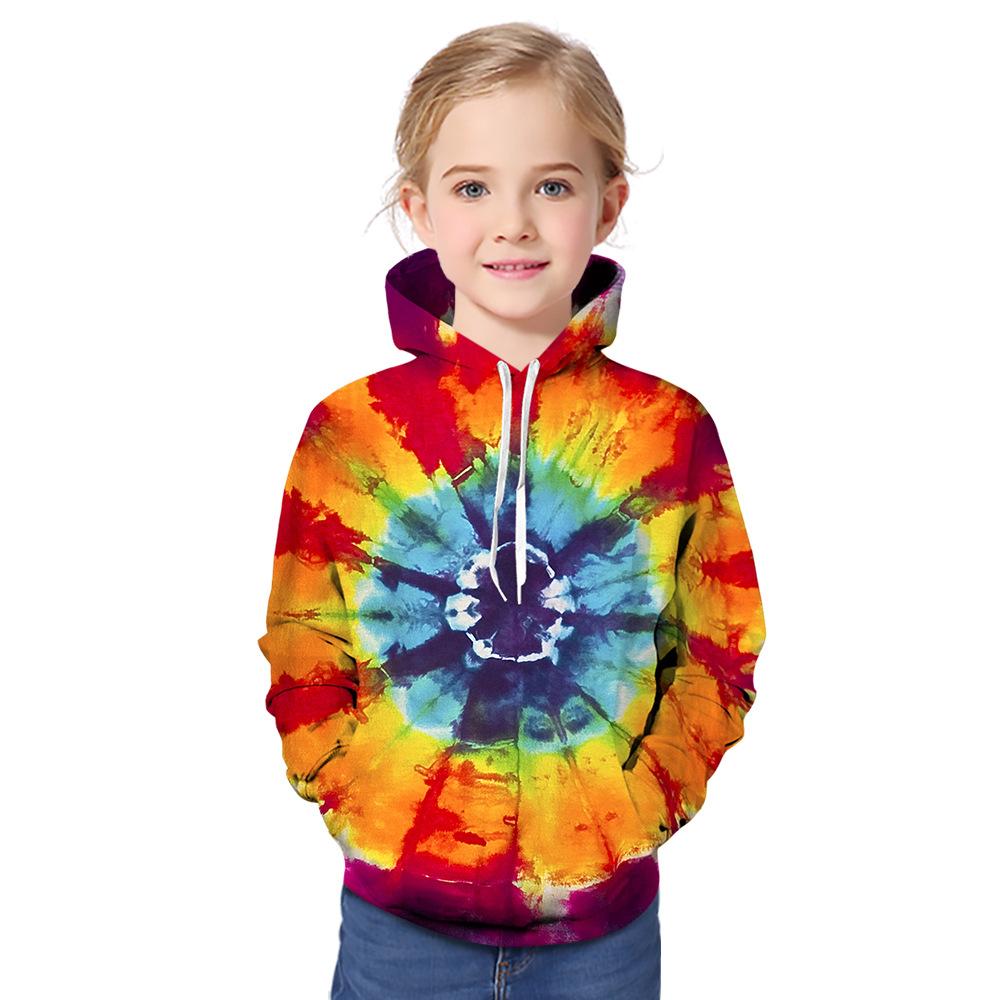 Kid Boy Fashion 3D Printed Colorful Hoodie