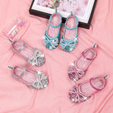 Girls Leather Shoes Princess Shoes Crystal Shoes Bean Shoes