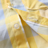 Kid Baby Boy Autumn Plaid Long-sleeved  Gentleman Sets 2 Pcs