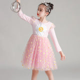 Kid Baby Girl Skirts Korean Gauze Sunflower Dresses