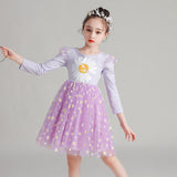 Kid Girl Skirts Korean Gauze Sunflower Princess Dresses