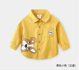 Kid Baby Boy Girl Fashion Casual Cotton Cartoon Animal Print Shirt