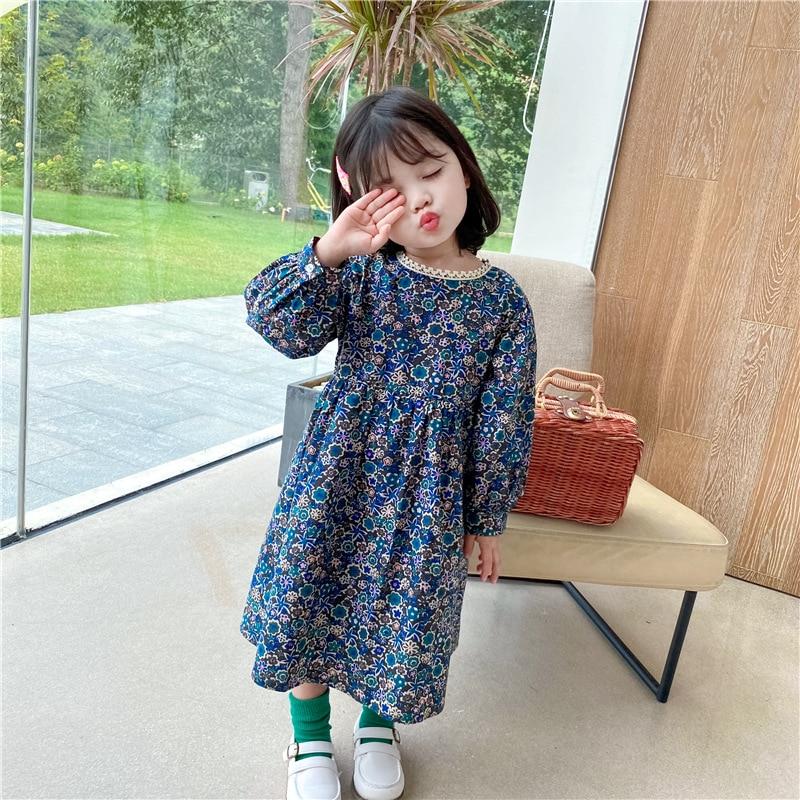 Kids Baby Girls Fashion Floral Dresses 1-6 Years