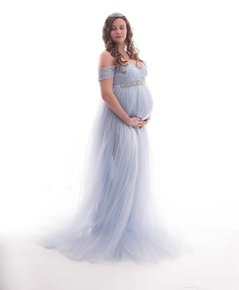 Maternity Dress Long Tulle Dress For Photography Dress