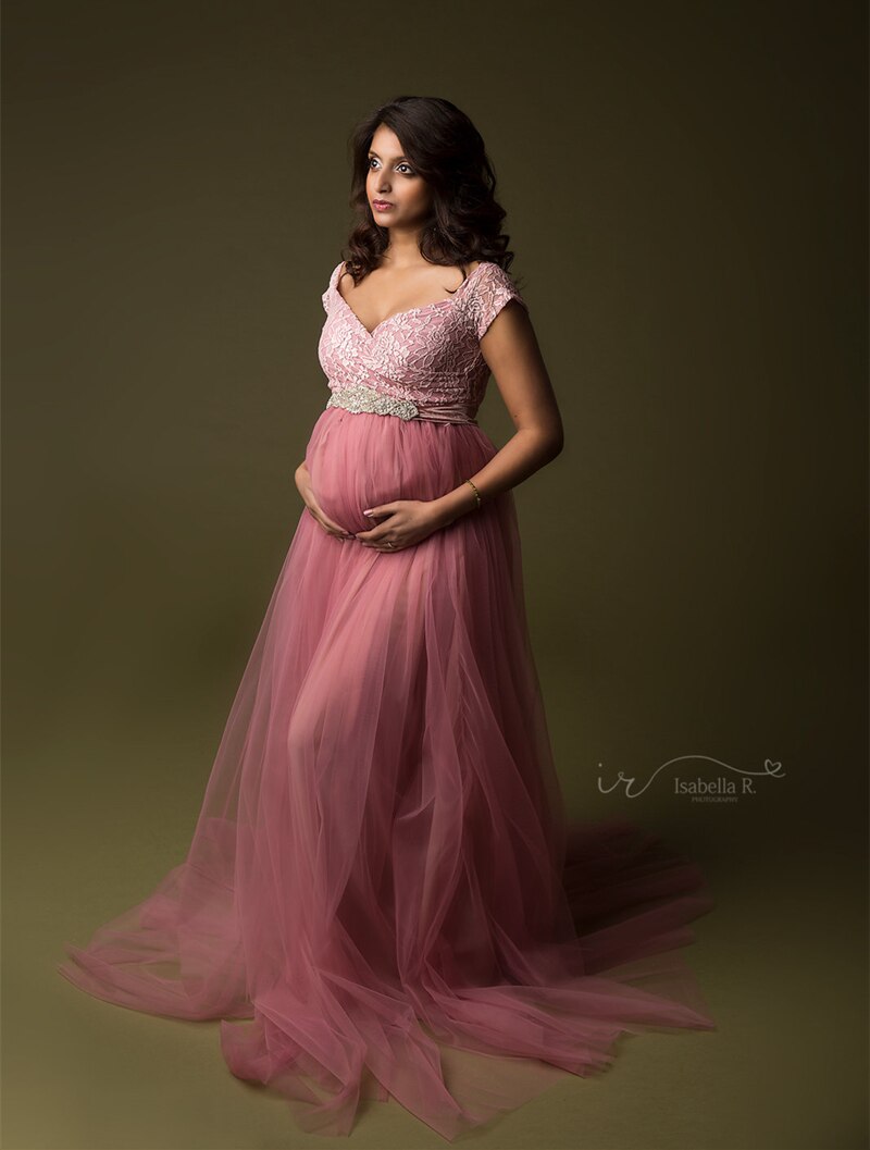 Maternity Dress Long Tulle Dress For Photography Dress