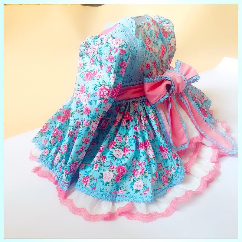 Kid Baby Girls Lolita Dress Long Sleeve Princess Birthday Party Dresses