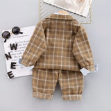 Autumn Baby Boys Formal Suits Toddler Infant Sets 2 Pcs